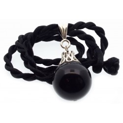 18mm Rainbow Obsidian Gemstone Sphere Pendant